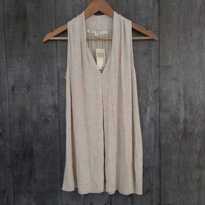 NWOT Max Studio Sleeveless Jersey Heather Bone S